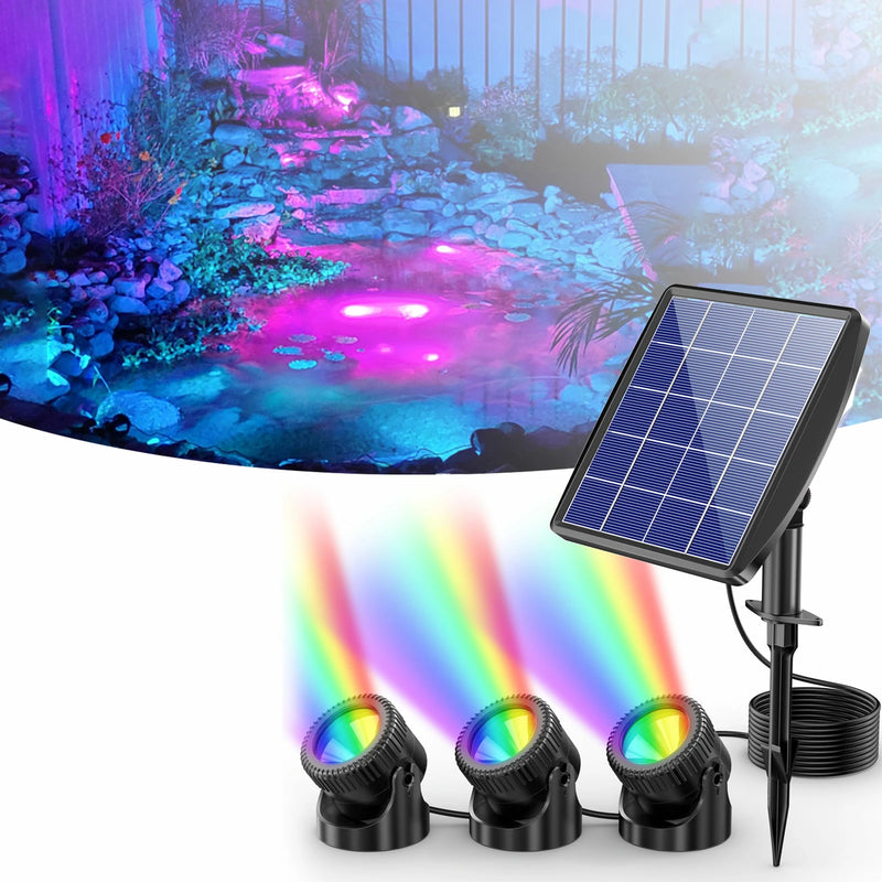 Colored Underwater Solar Pond Lights