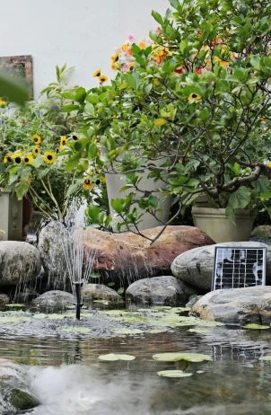 Save on POPOSOAP solar water fountain pumps with battery backup