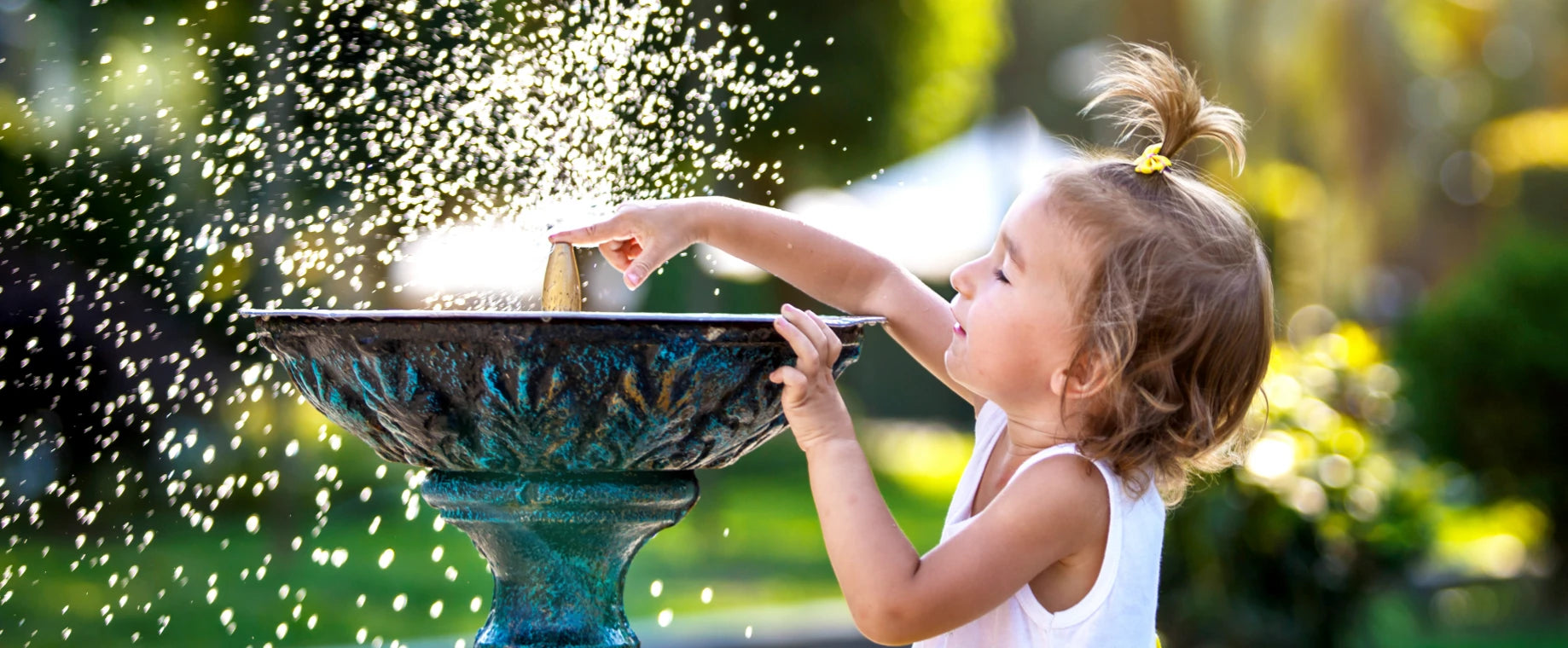 Solar bird bath fountain video poster