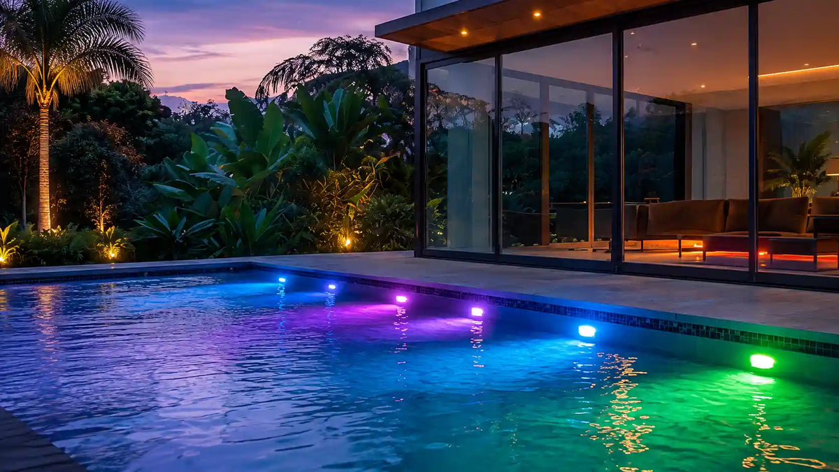 Swimming pool pond lights led
