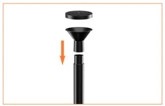 assemble fountain solar powered water pump head