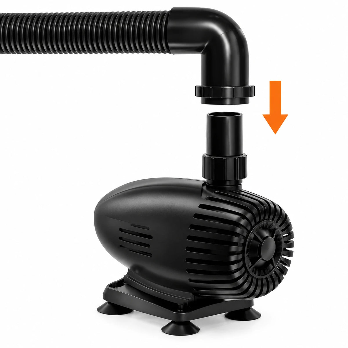 assemble solar pond waterfall kit pump