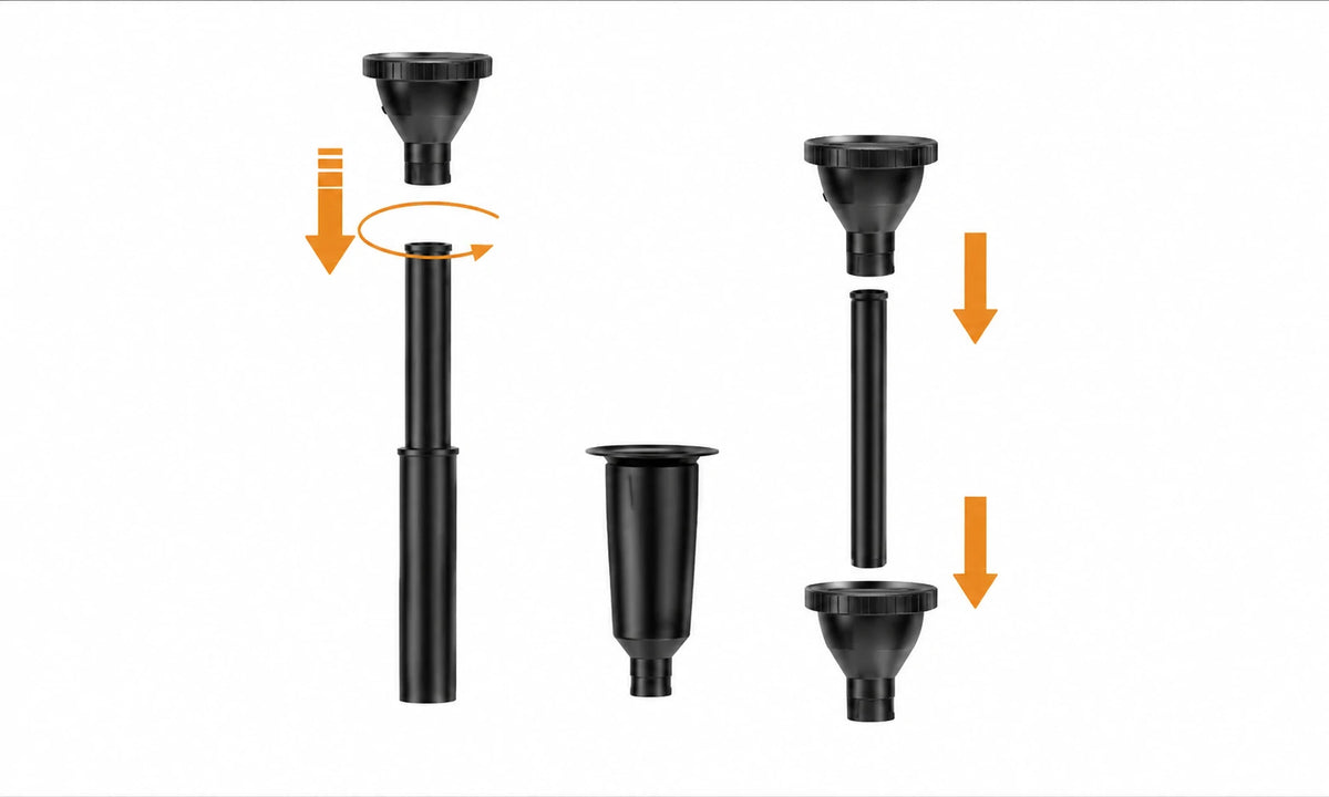 assemble solar power fountain pump