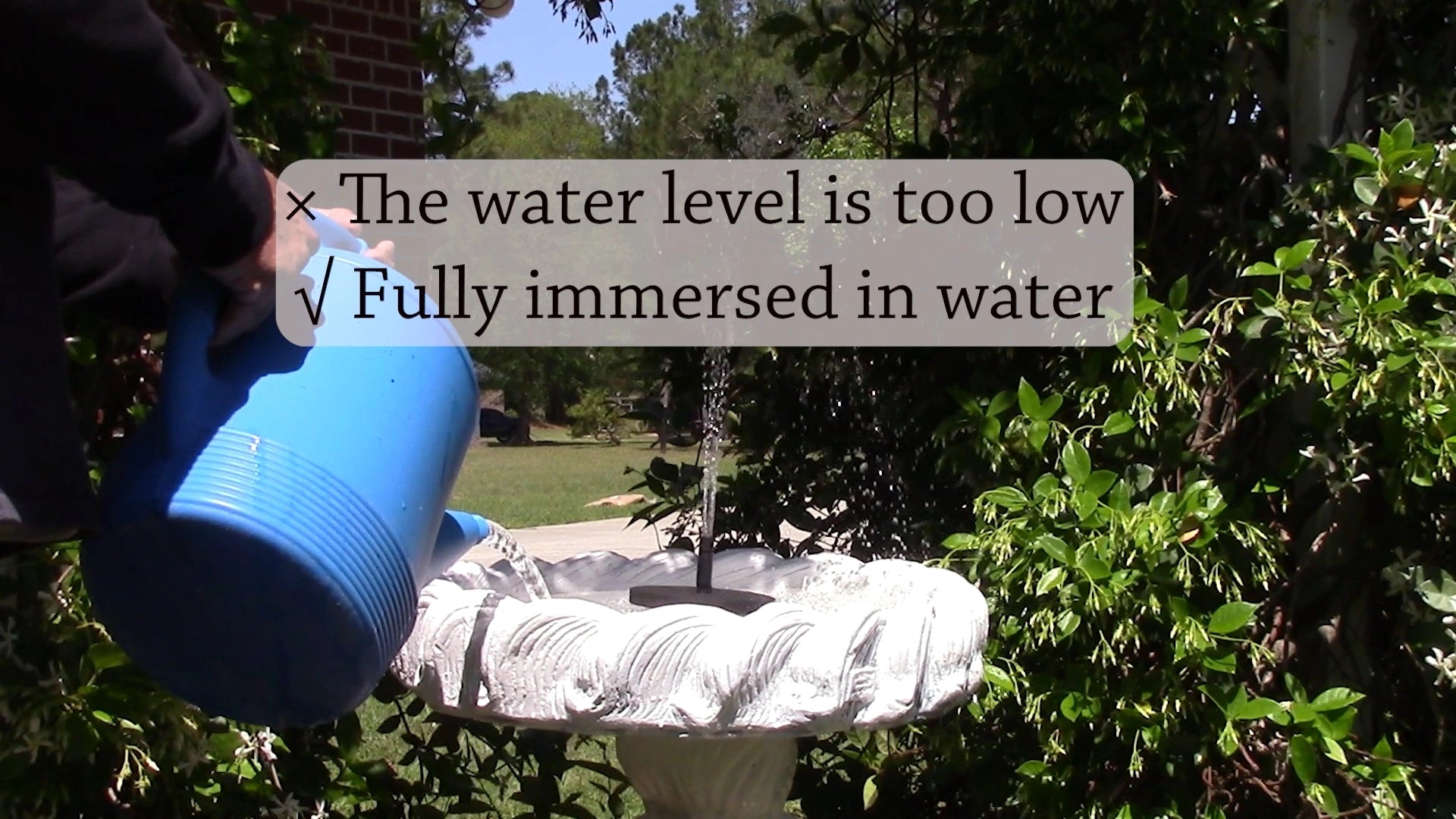 Compact Solar Fountain