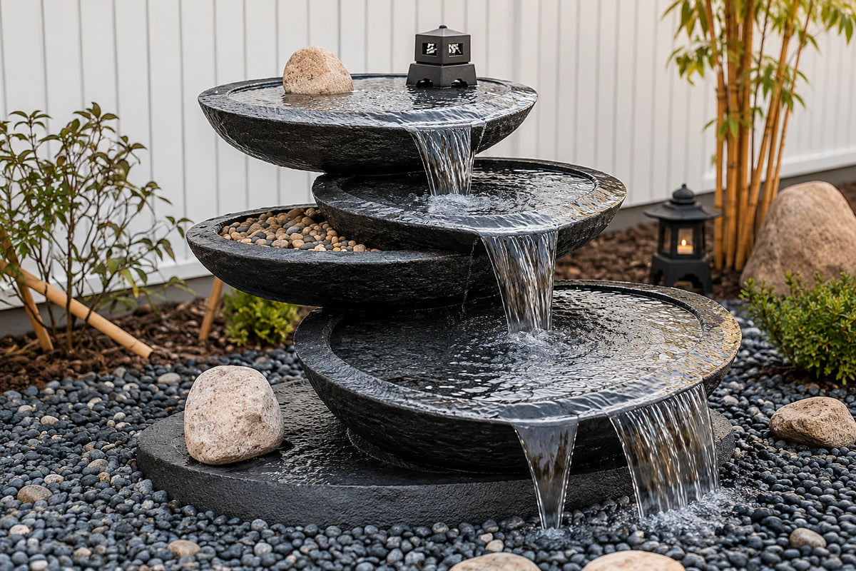solar power waterfall pump freestanding installation methods