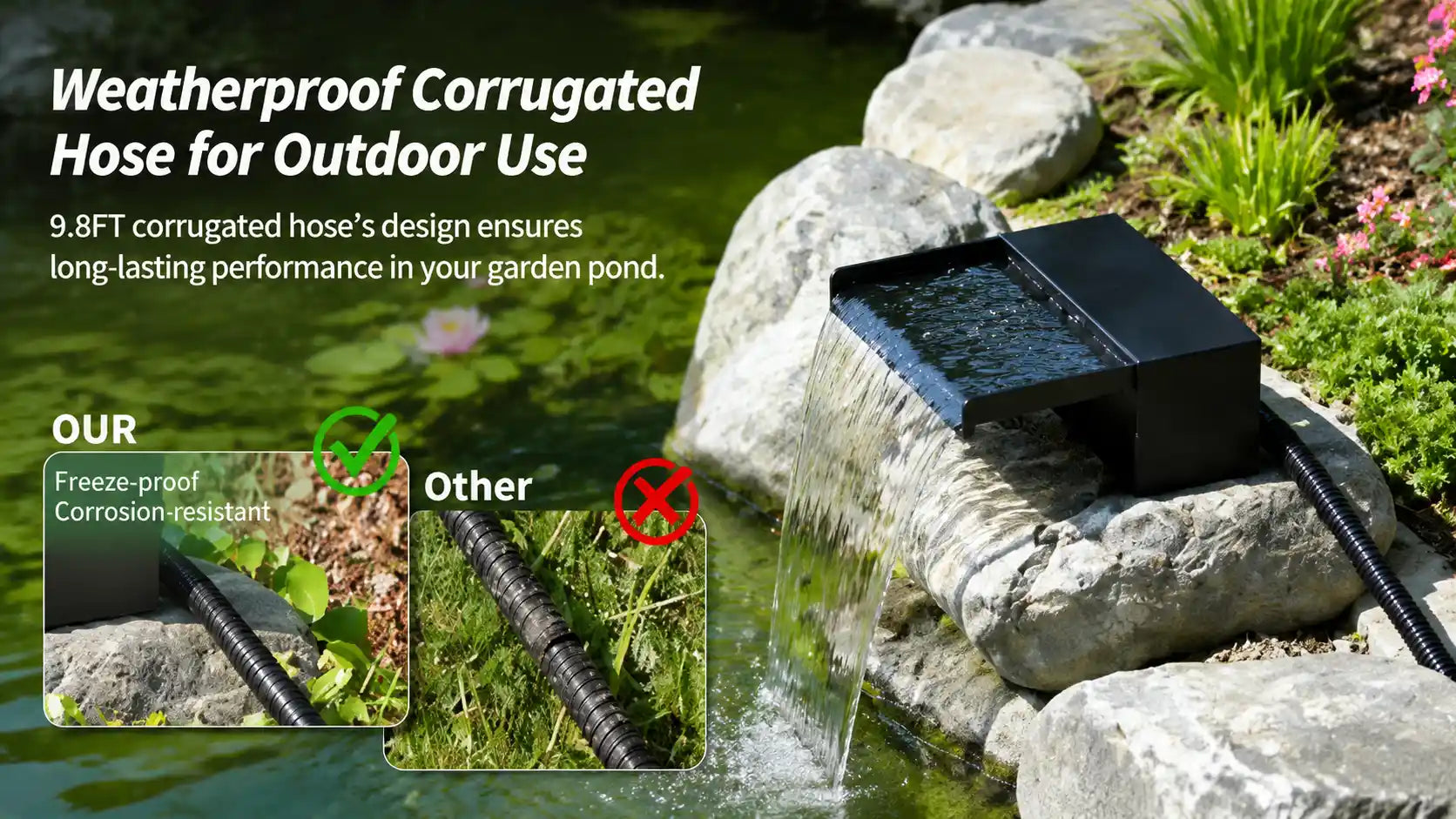 high_quality_waterfall pump solar