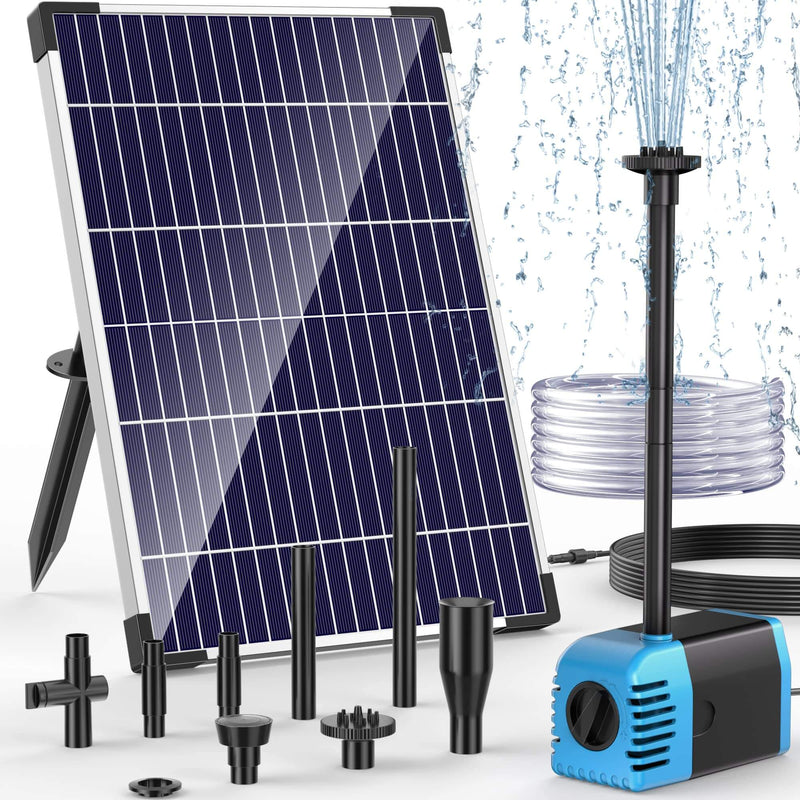 POPOSOAP 12W 160GPH Solar Fountain Pump product support, user manual, and specifications