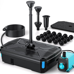 P2390 40W 660GPH AC Pond Filter & Fountain Kit