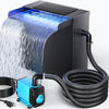 30W 660GPH Water Pump with Pond Waterfall Box (LED Light)