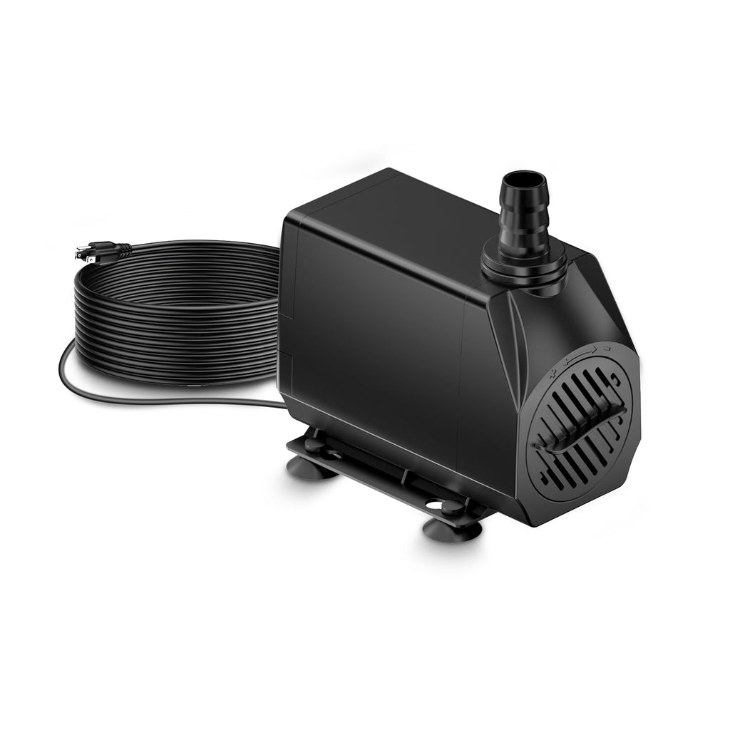 POPOSOAP Submersible Water Pump, Fountain Pump with 19.5FT Power Cord