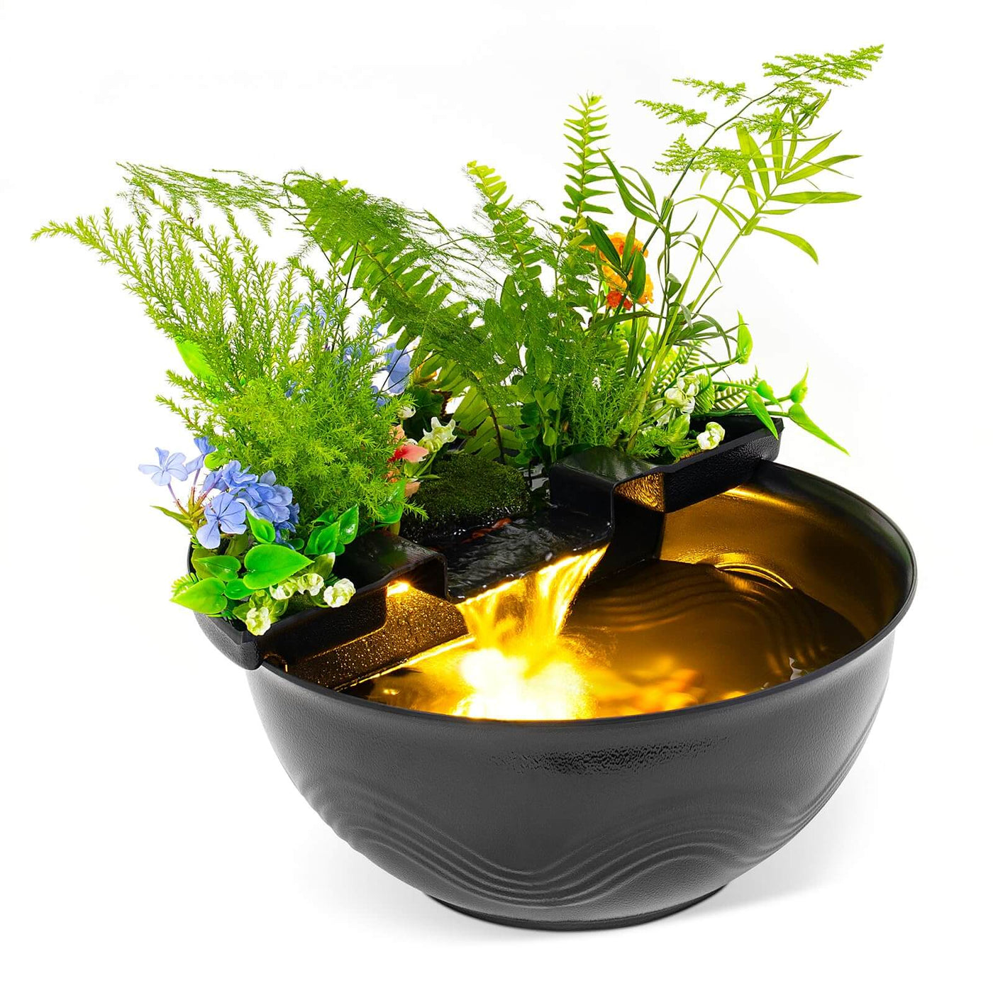 mini water fountain for desk,mini waterfall fountain,mini pond kit,mini waterfall for bedroom