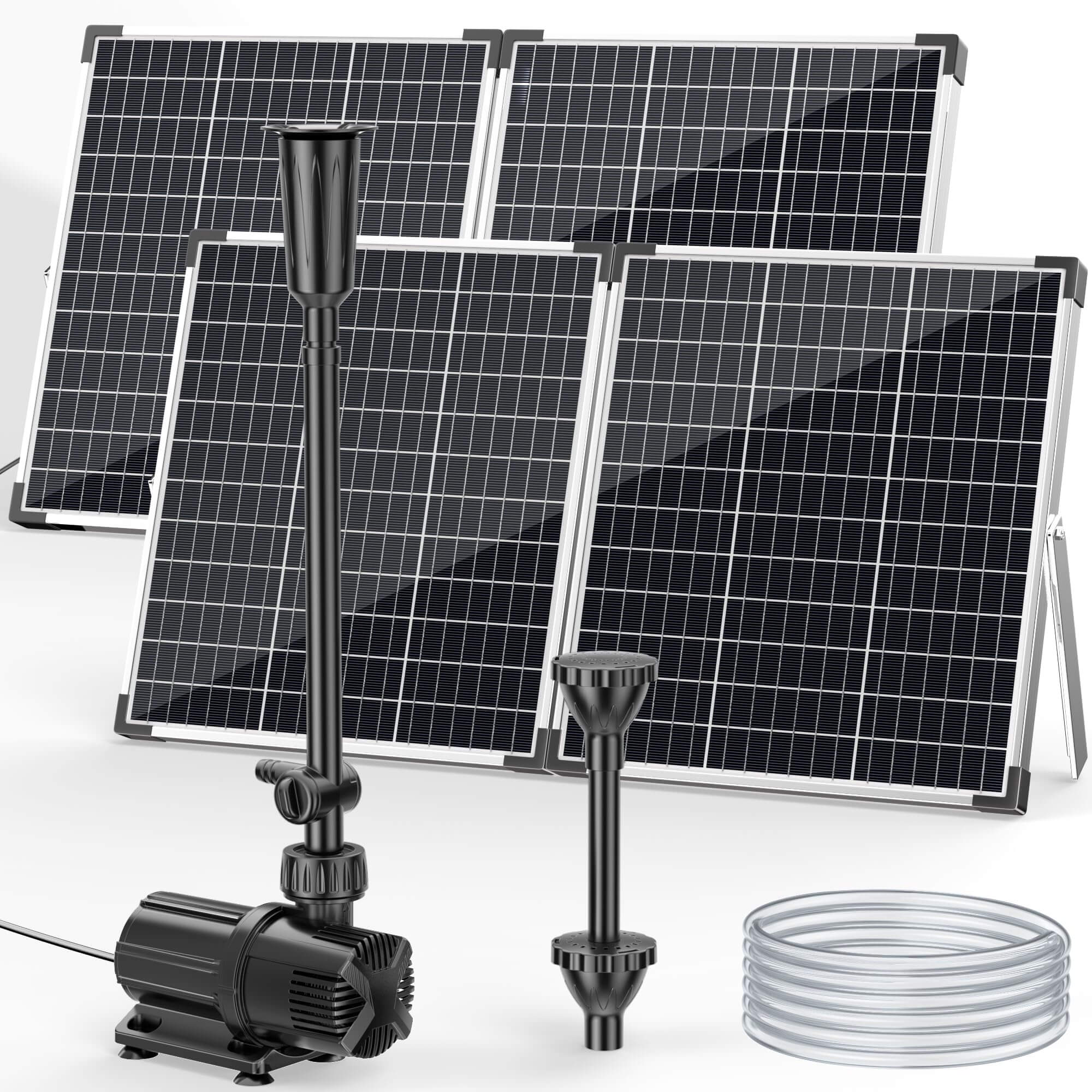 120W 1600GPH Solar Water Fountain Pump