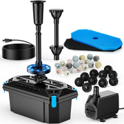 P2326D 40W 660GPH AC Pond Filter & Fountain with Light Kit