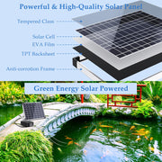 15W Solar Pond Aerator with 4400mAh Battery