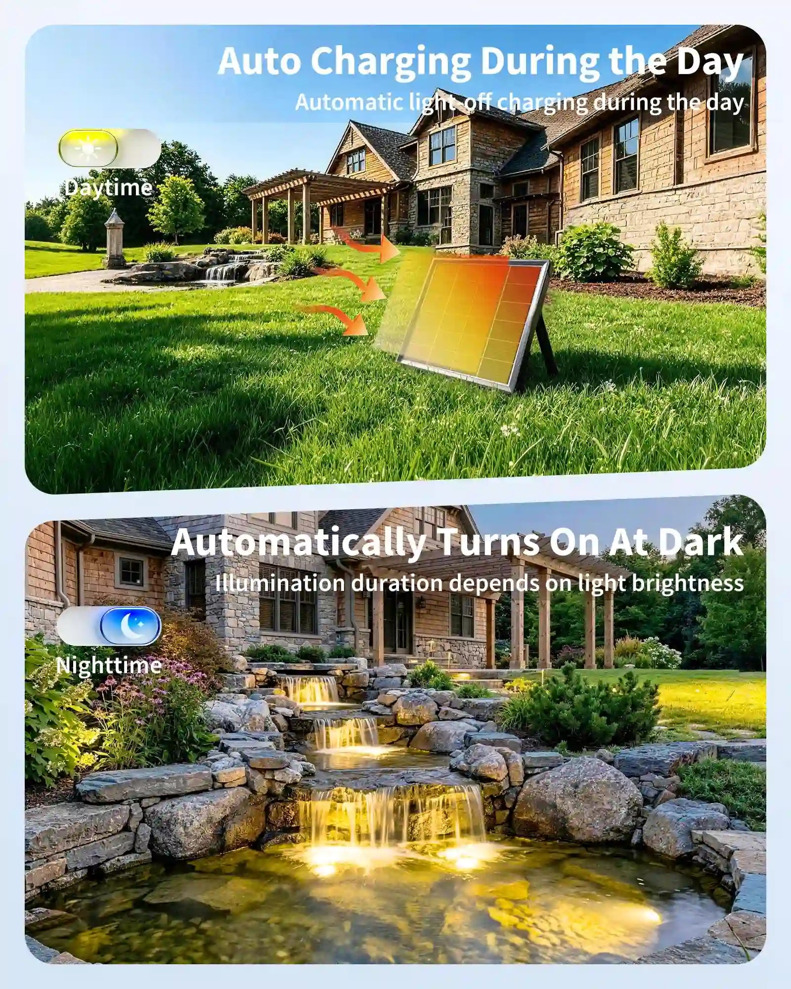 4W  Warmwhite Solar Underwater Lights with 3 Heads