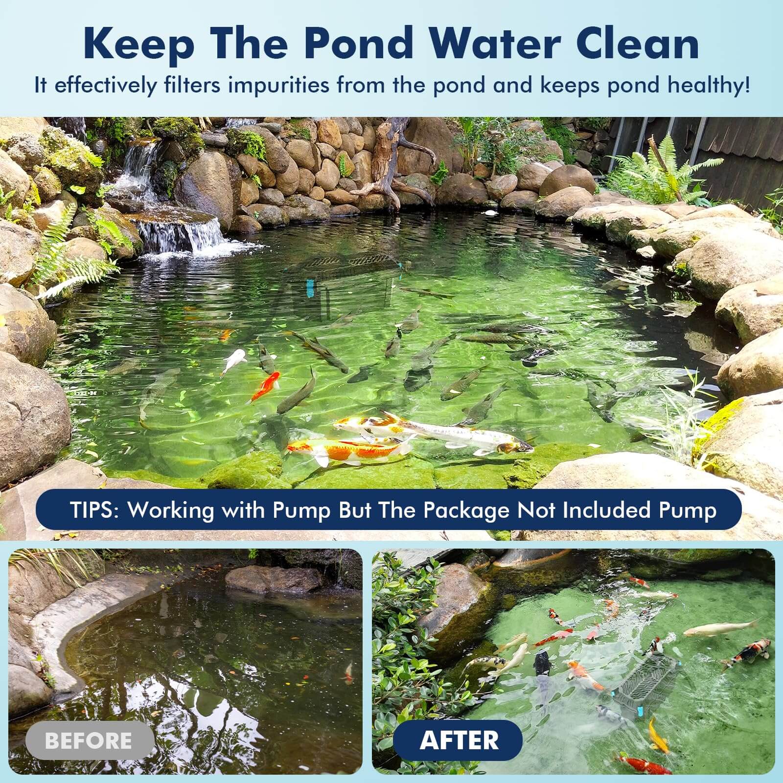 pond filter box,koi pond filter box,submersible pond filter box
