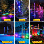 6-Head RGB AC Underwater Pond Lights