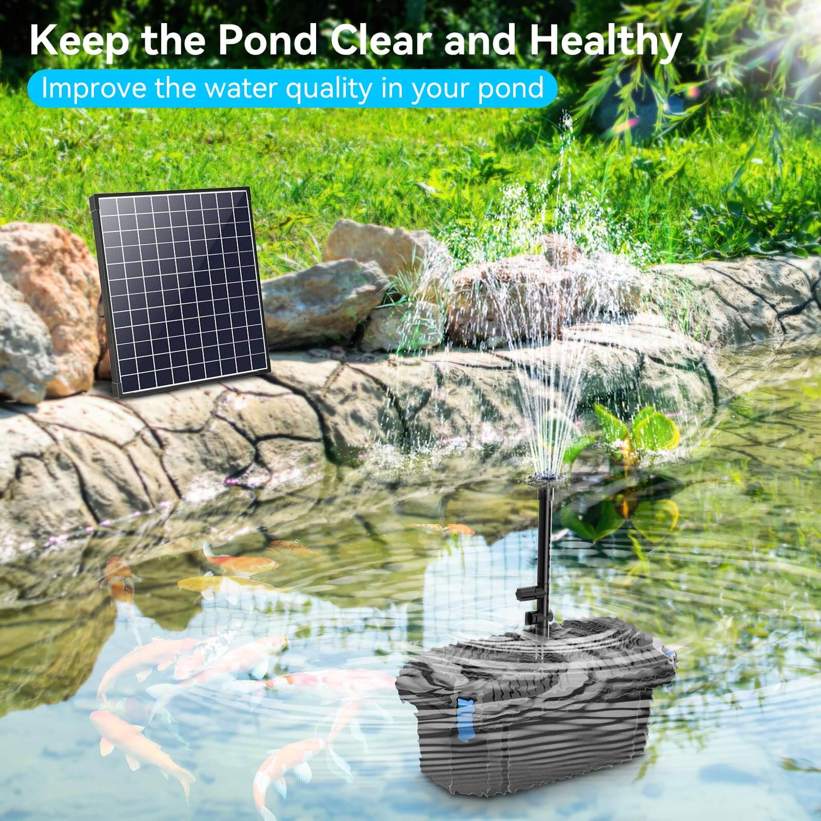 solar filter for pond,solar panel pond pump and filter,solar powered pond filter system