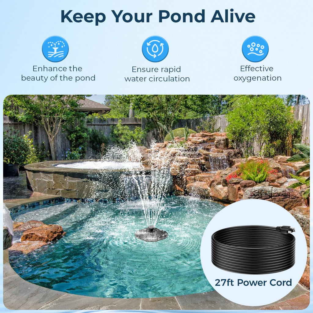 Solar Floating Fountain