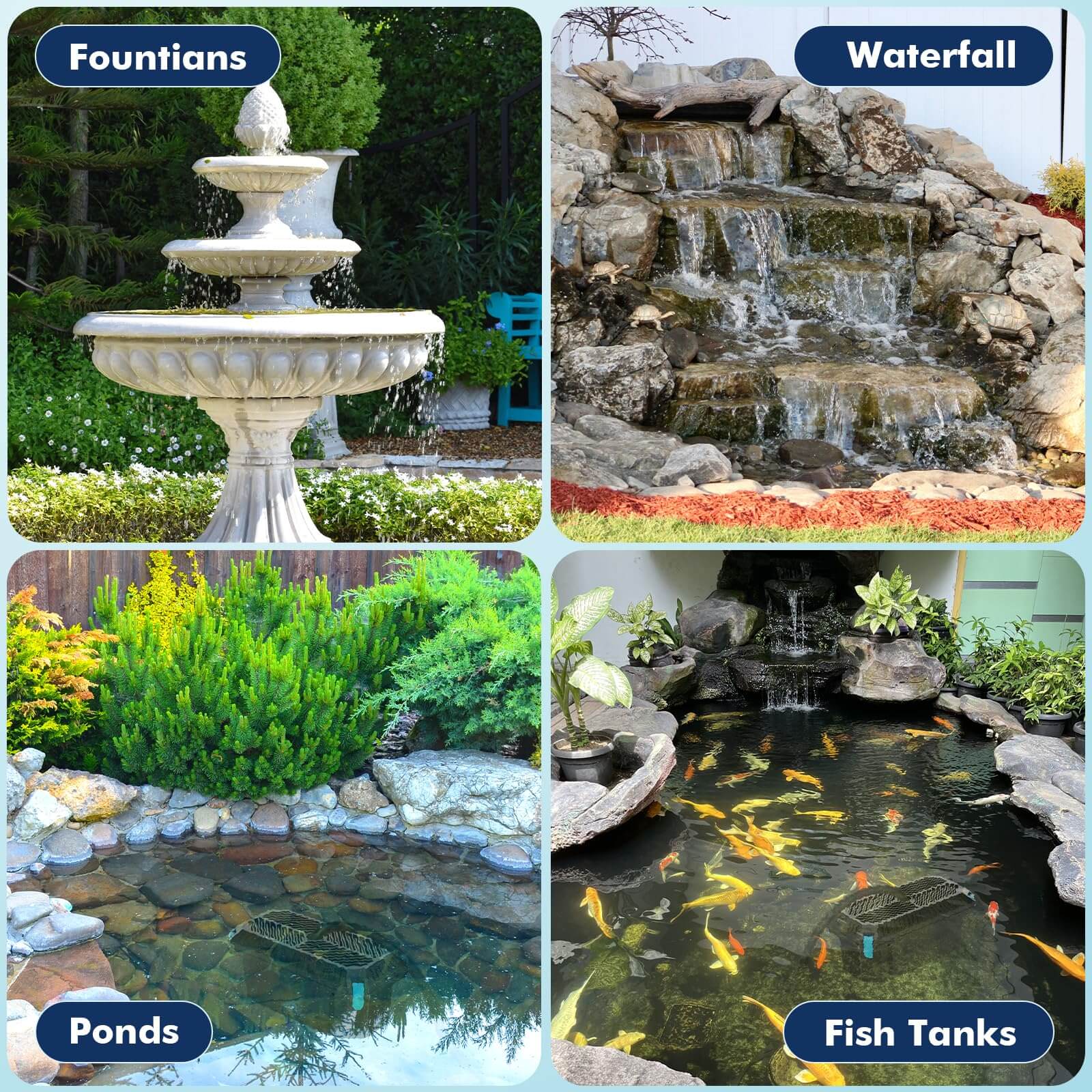 pond filter box,koi pond filter box,submersible pond filter box