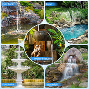 P3122 12W 160GPH Solar Pond Filter & Fountain Kit