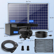 55W Solar Panel 40W 580GPH 8