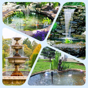 P35530 55W 580GPH Solar Pond Filter & Fountain Kit