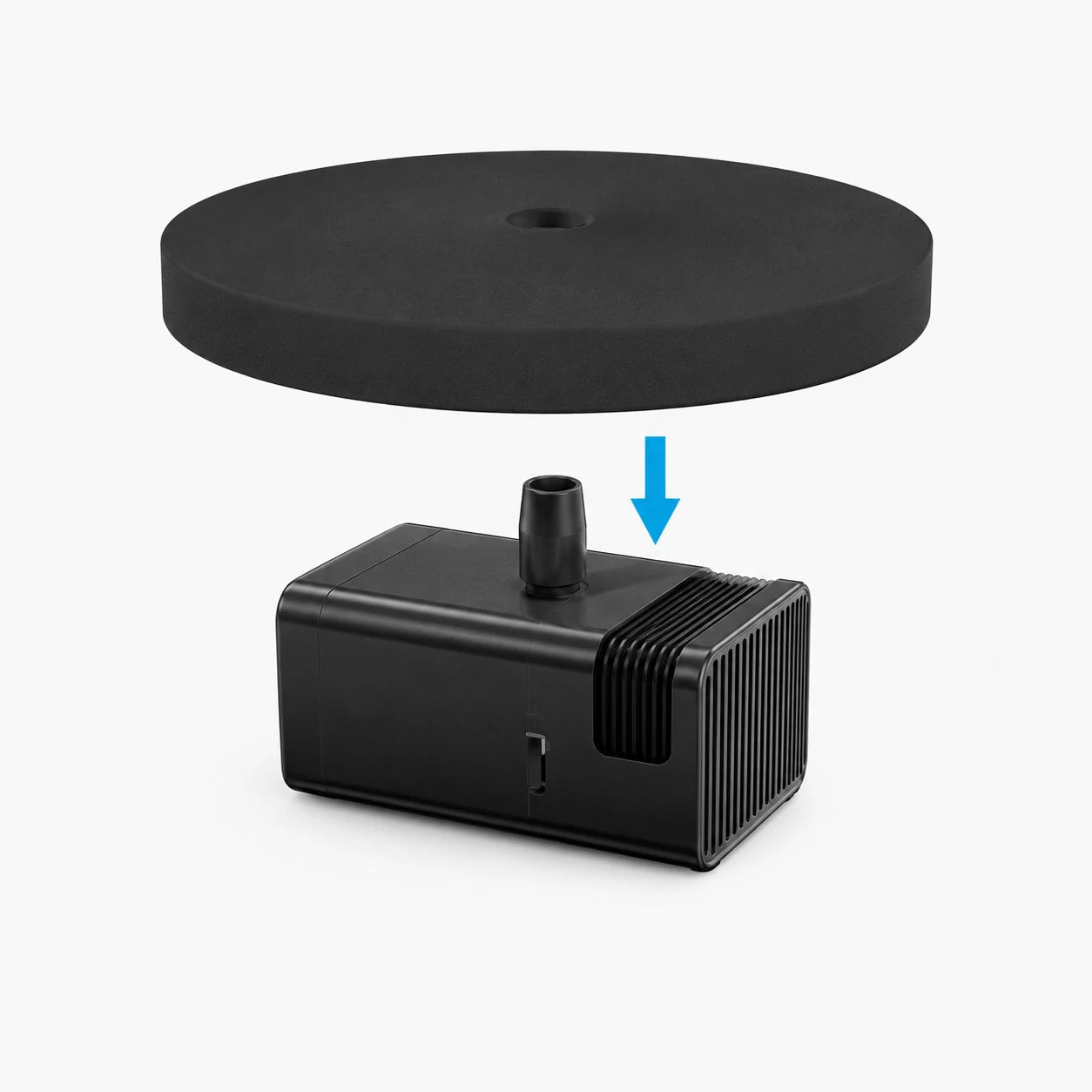 install solar powered fountain pump for bird bath pump