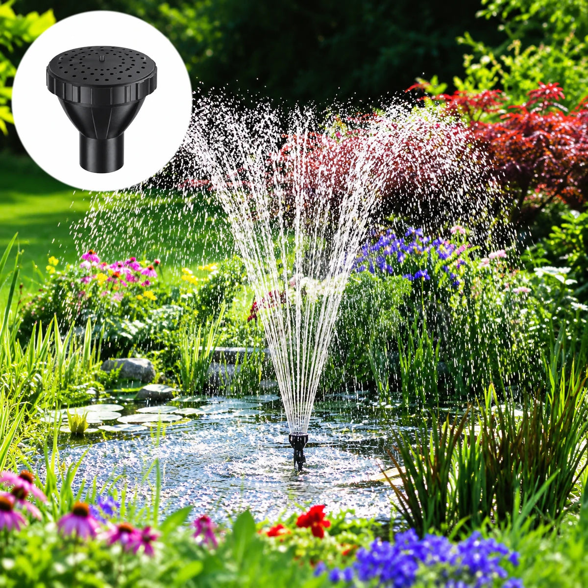 pond filter and pump solar nozzle style