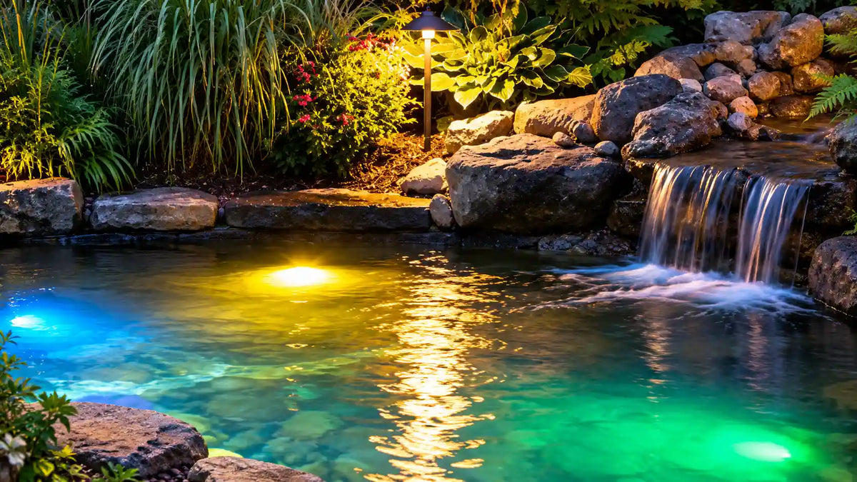 pond led underwater light