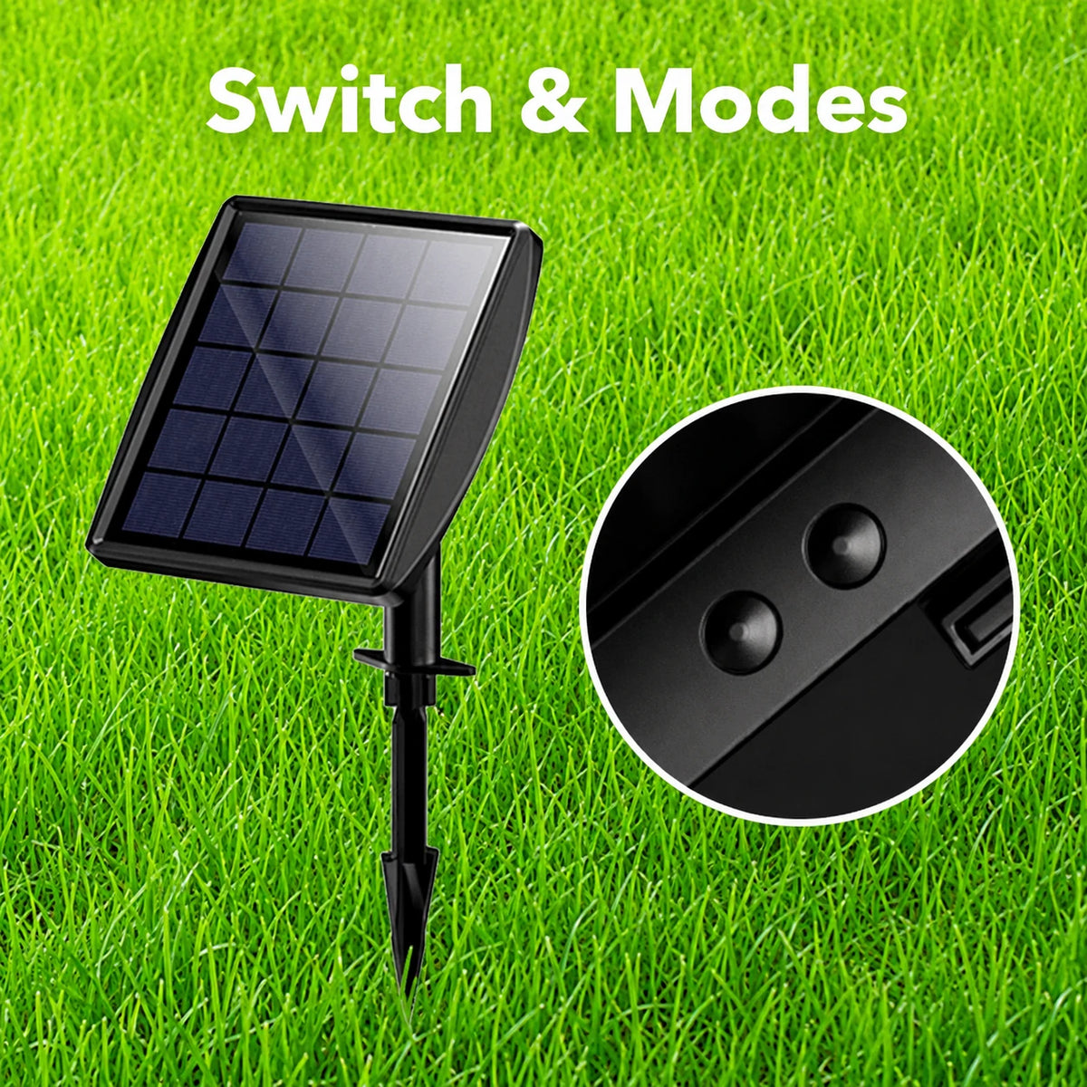 pond lights underwater solar modes