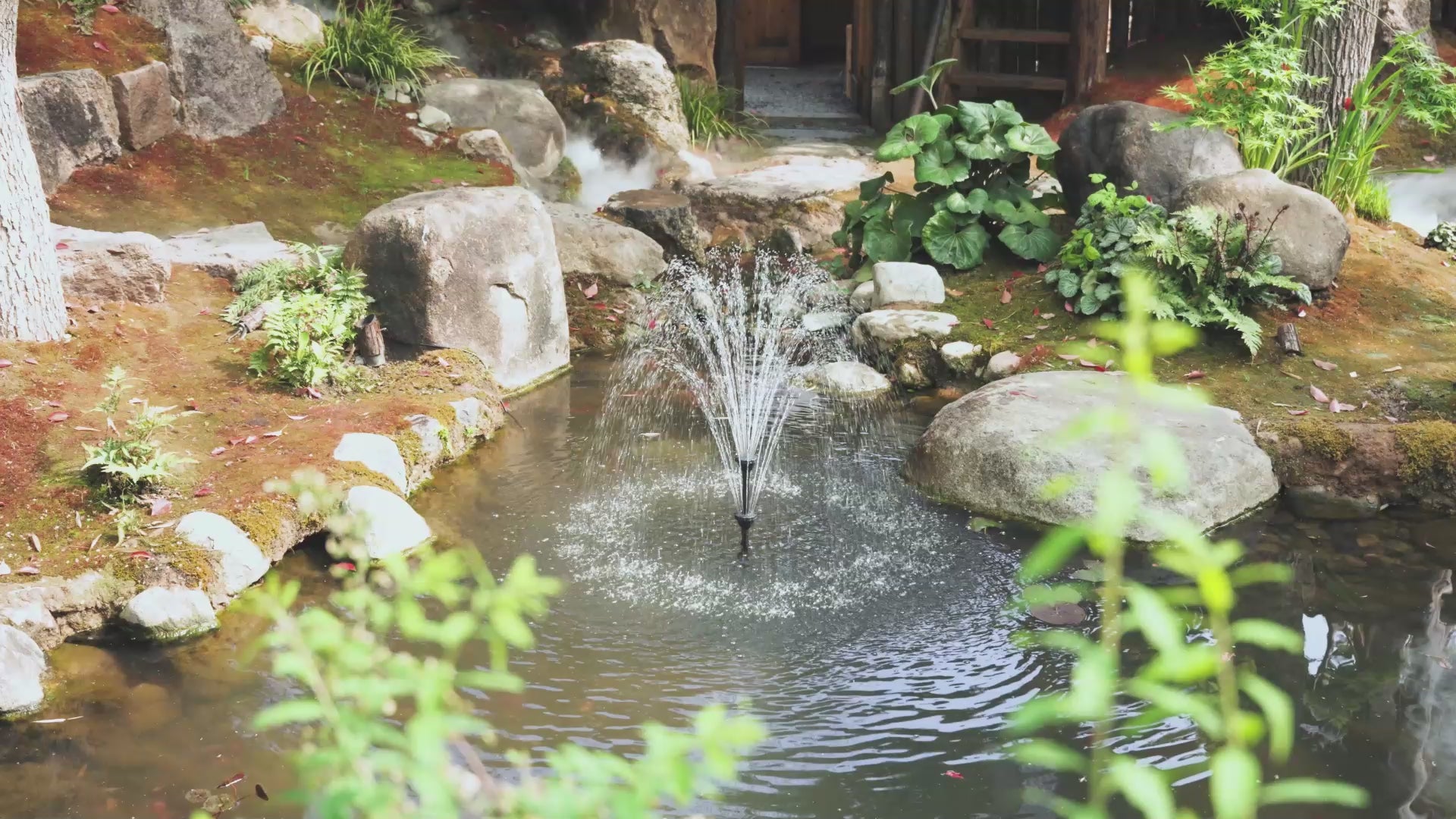 P37030 70W 680GPH Solar Pond Filter Fountain