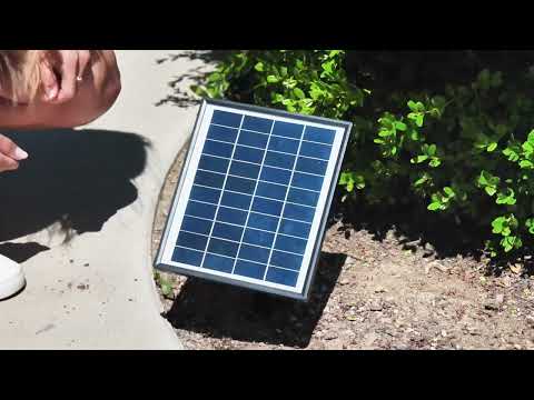 6.5W 80GPH Solar Birdbath Fountain Pump