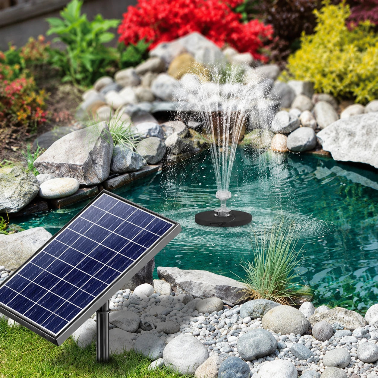 small pond fountains solar for small fountain