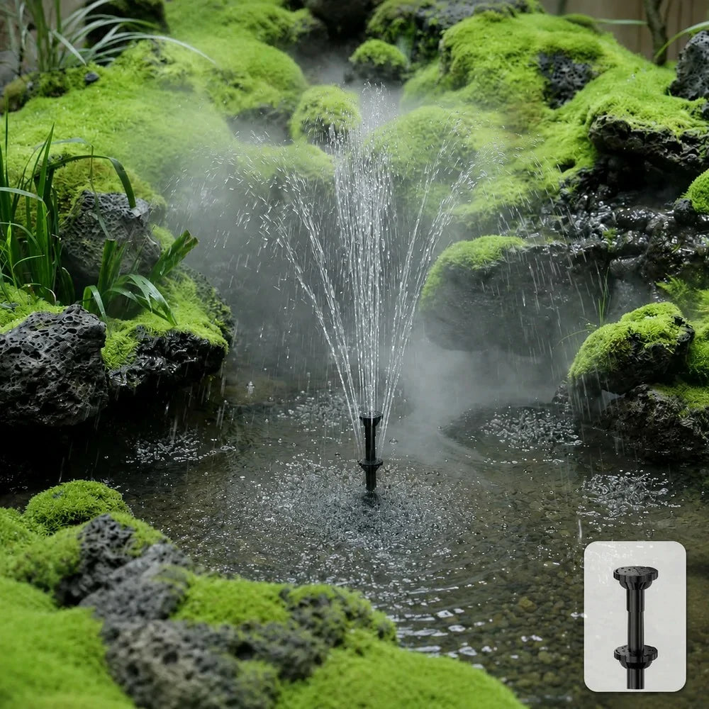small pond solar filter spray style