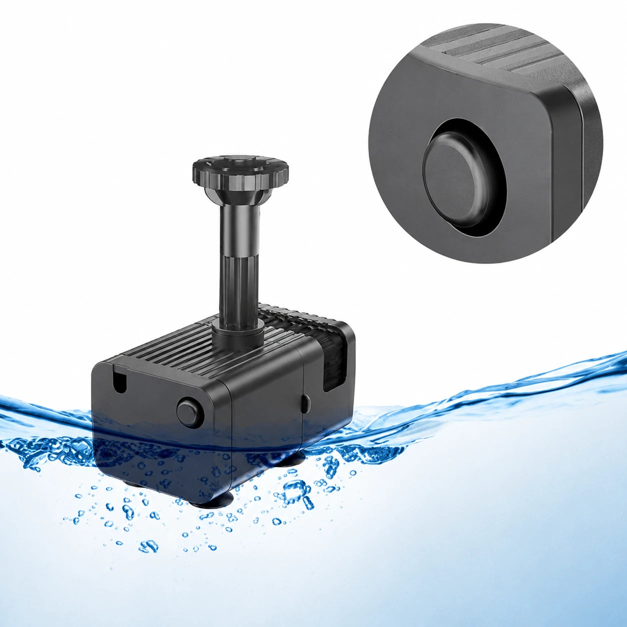 small solar fountain pump protection