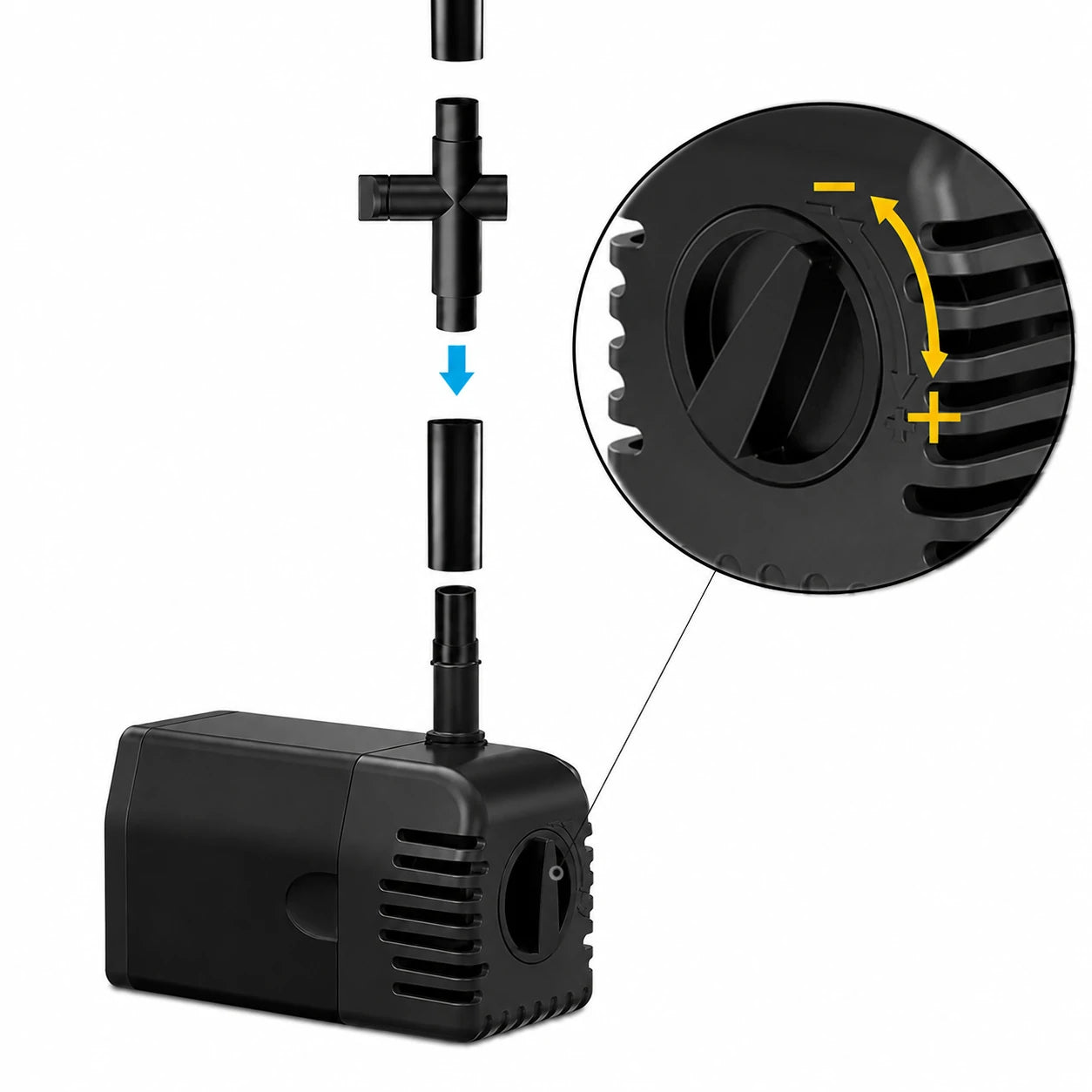 small water fountain pump solar adjustable flow