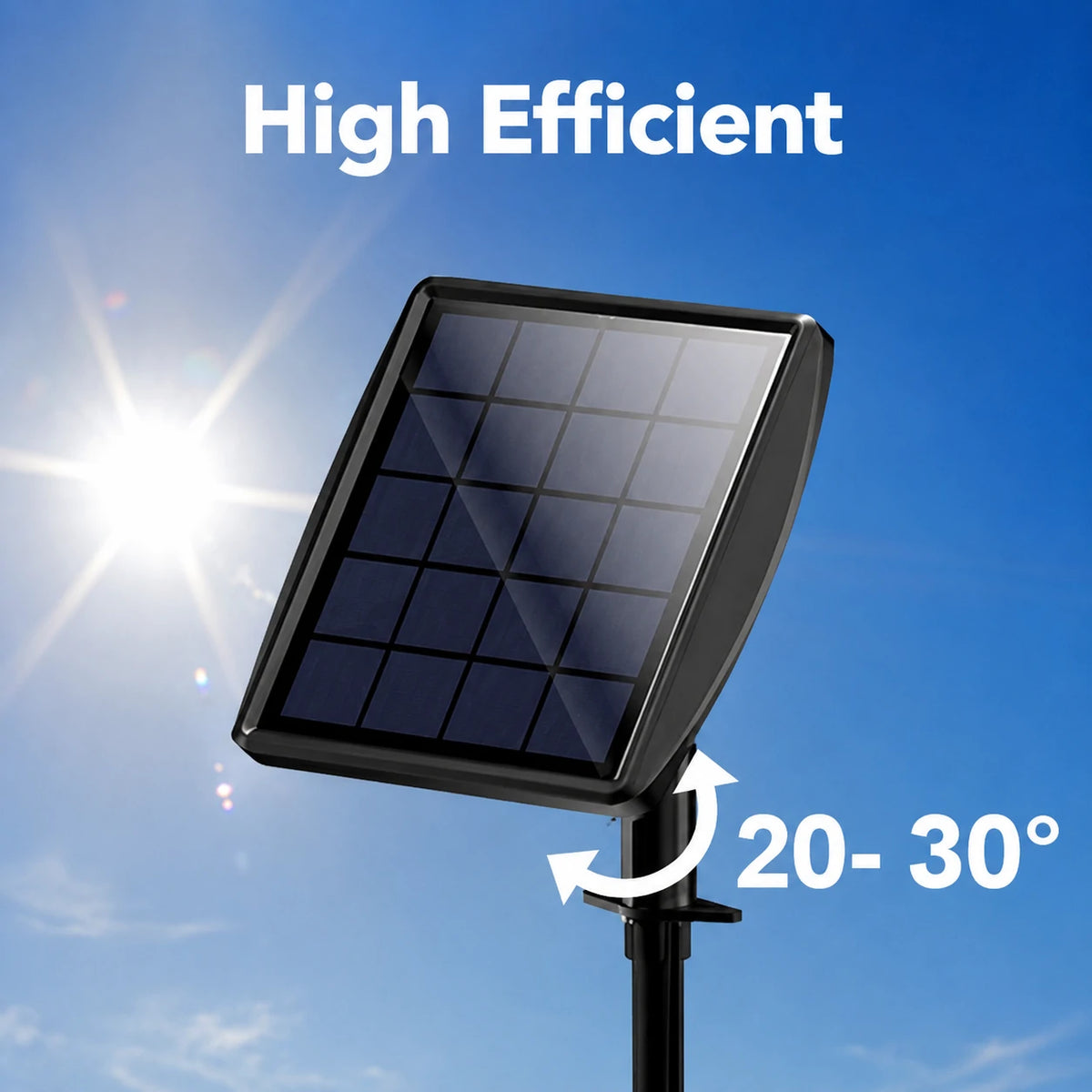 solar lights pond high efficient
