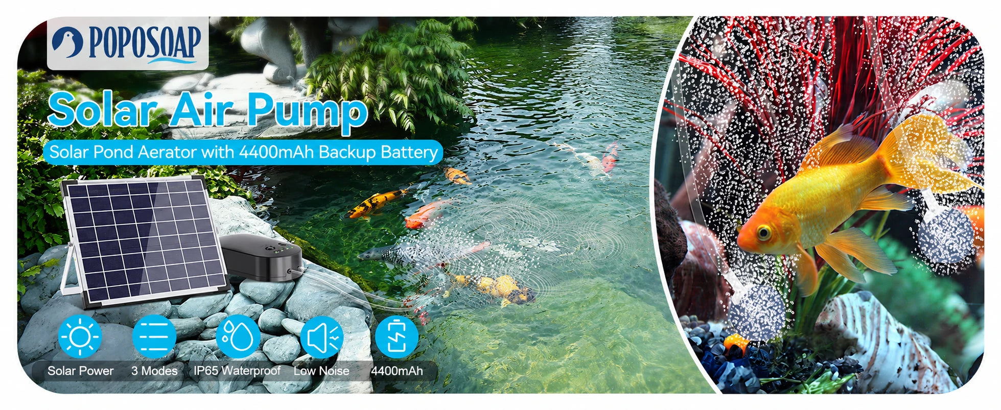 solar pond aerators air pumps