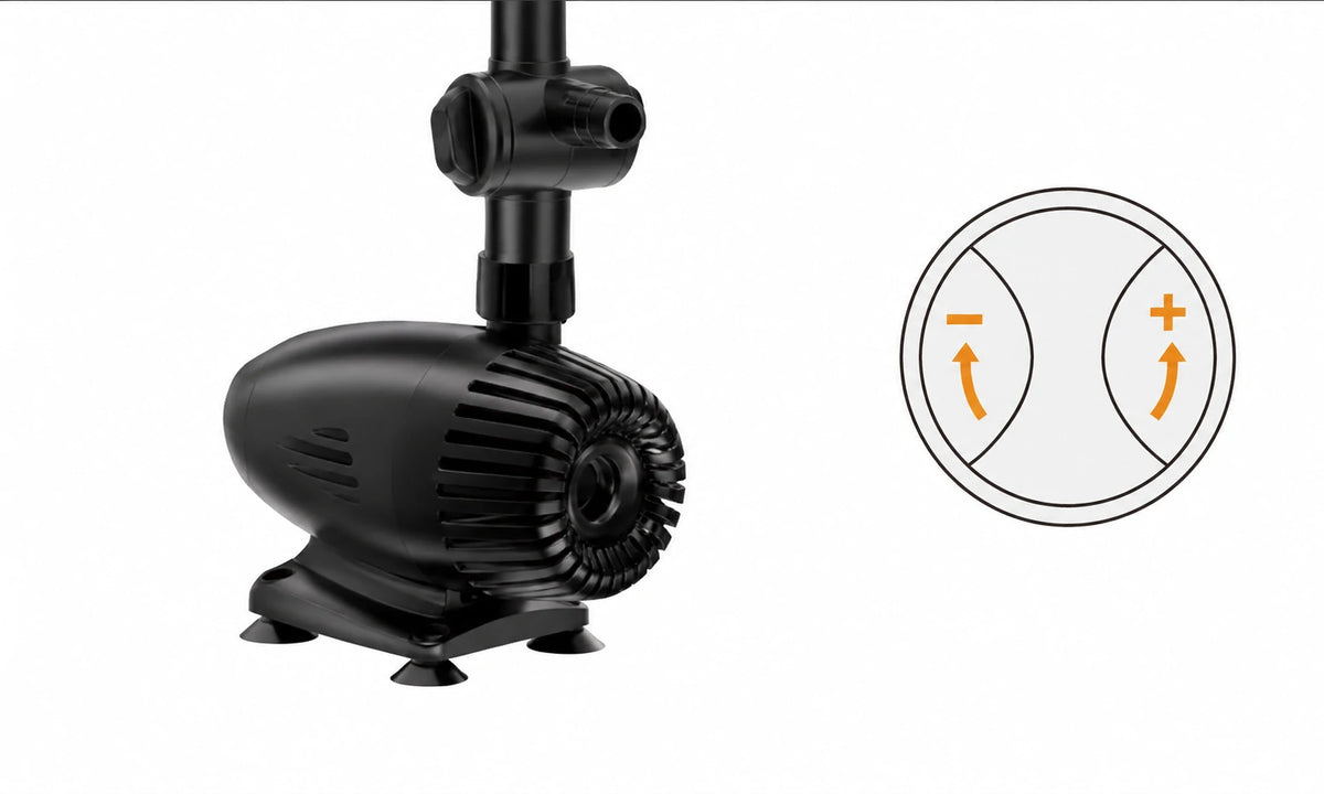 solar power fountain pump adjust flow