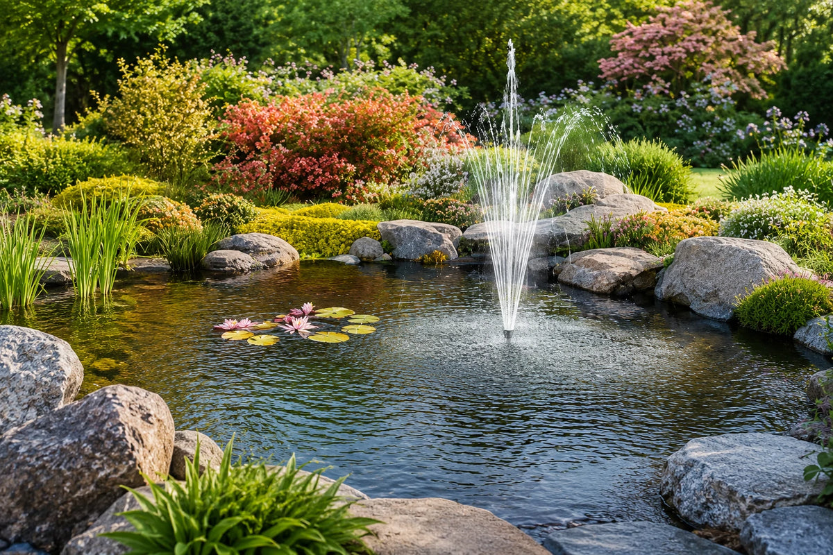 solar power waterfall pump dug in installation methods