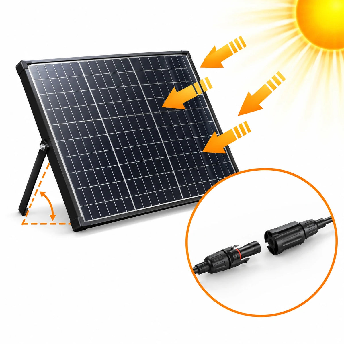 solar powered waterfall kit