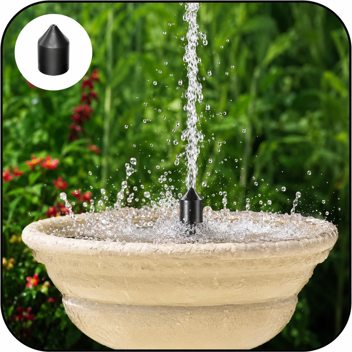 solar pumps for water fountains spray style