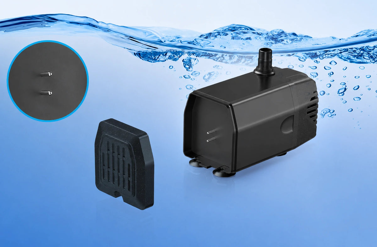 solar submersible fountain pump protection