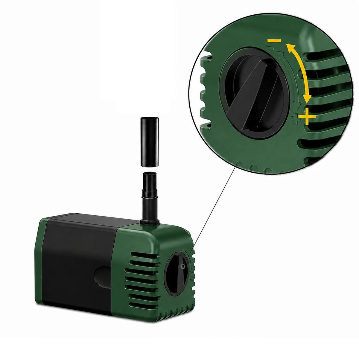 solar water pump for a fountain flow