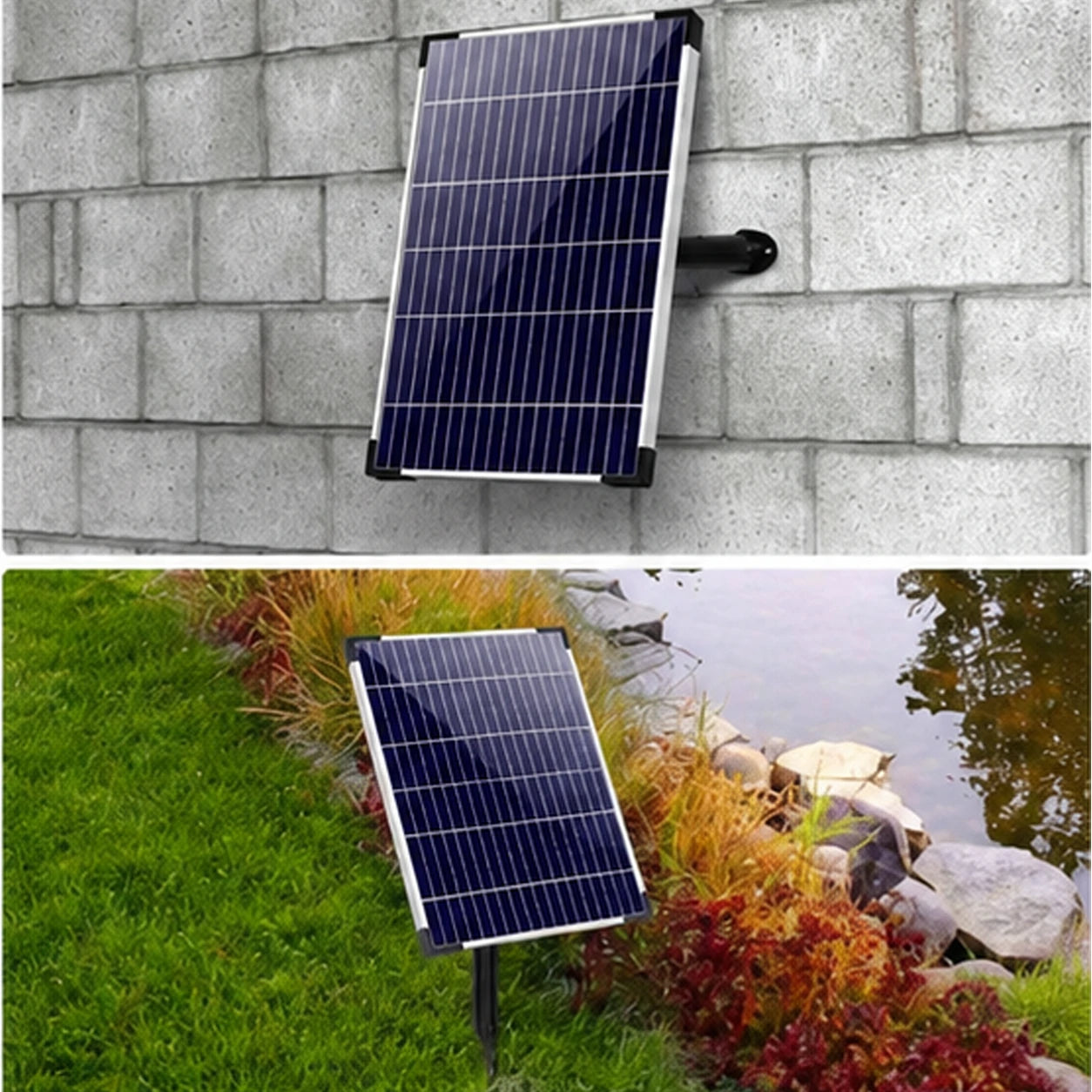 solar water pump for small fountain panel