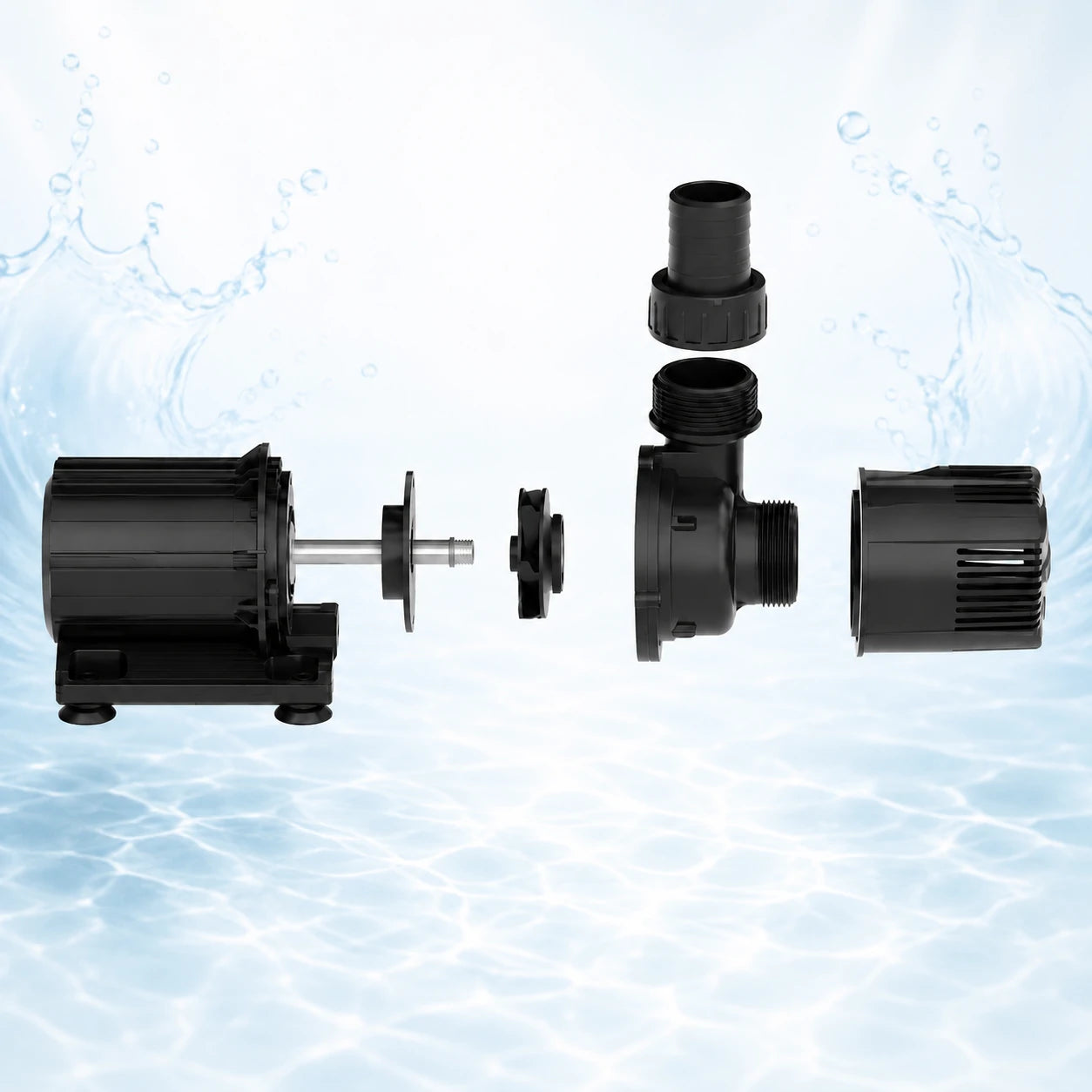 solar waterfall garden pump